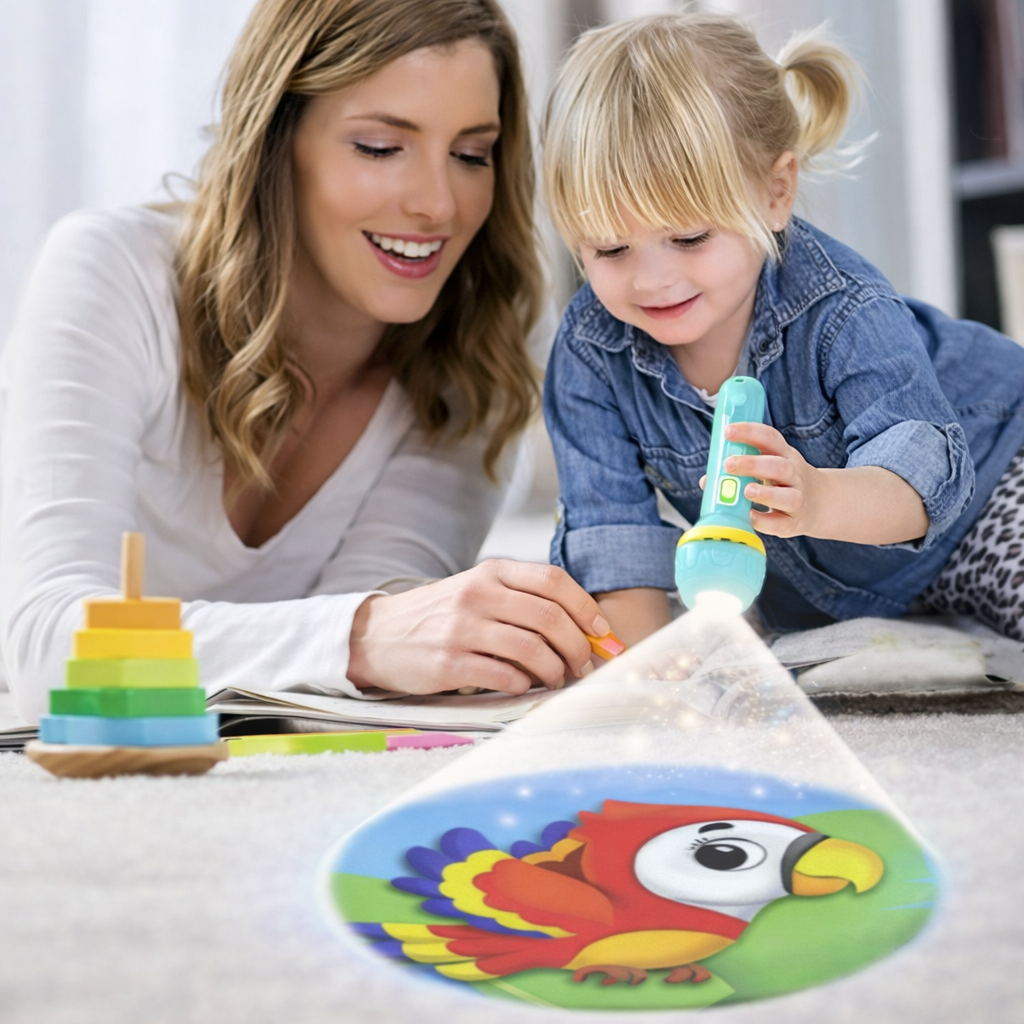 Kids Projector Torch – Fun Story Projector Toy for Kids